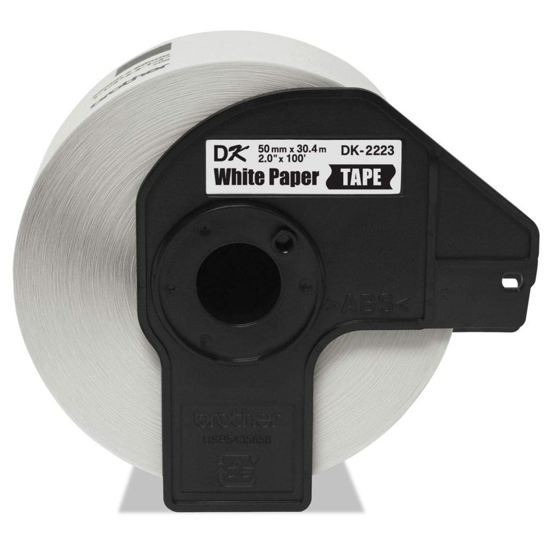 Brother Printer Continuous Length White Paper Tape (DK2223) 50mm x 30.4 Month - Image 2